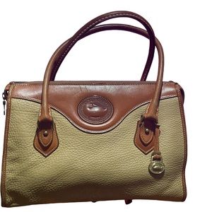 Dooney & Bourke vintage purse Leather Ran & Brown No Shoulder strap